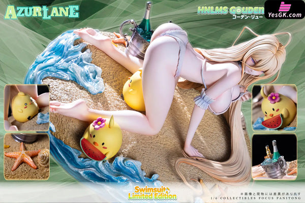 Azur Lane Gouden Leeuw Statue - Mei Ying Studio