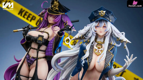 Azur Lane Police Beauties Duo Musashi & Shinan 1/4 GK Statue - Venus Mint Studio [In-Stock] Azur Lane