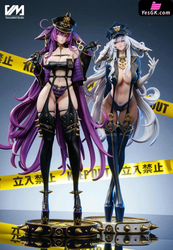 Azur Lane Police Beauties Duo Musashi & Shinan 1/4 GK Statue - Venus Mint Studio [In-Stock] Azur Lane