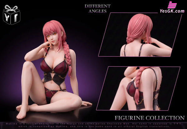 Chainsaw Man Sitting Makima Statue - YI Studio