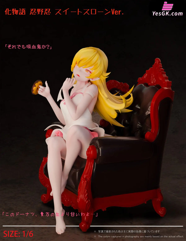 Bakemonogatari Shinobu Oshino Sweet Throne GK Statue - Monster Studio [Pre-Order] Others