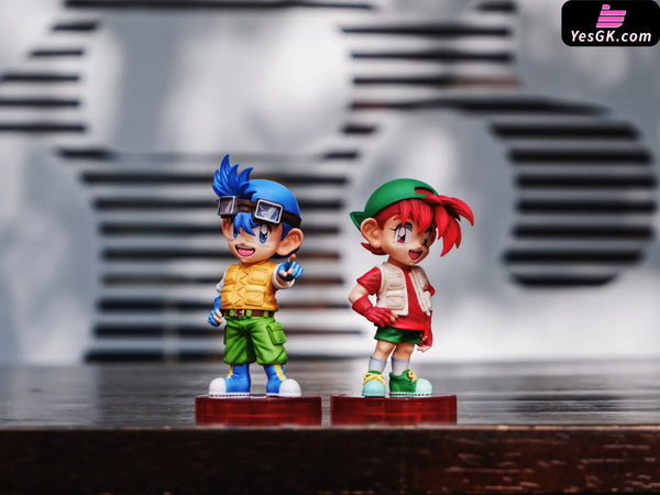 Bakusou Kyoudai Let’s & Go!! - Retsu Seiba & Go Seiba GK Statue - ToyBirds Studio [In-Stock] - Full Payment - Others
