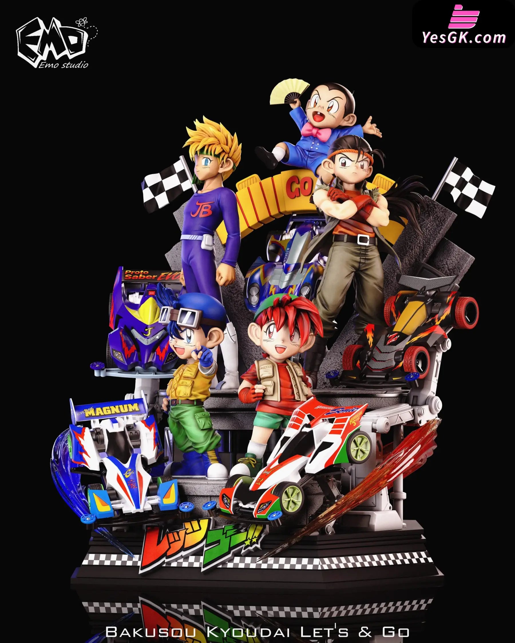 Bakusou Kyoudai Let's & Go!! Takaba Ryo Resin Statue - EMO Studio