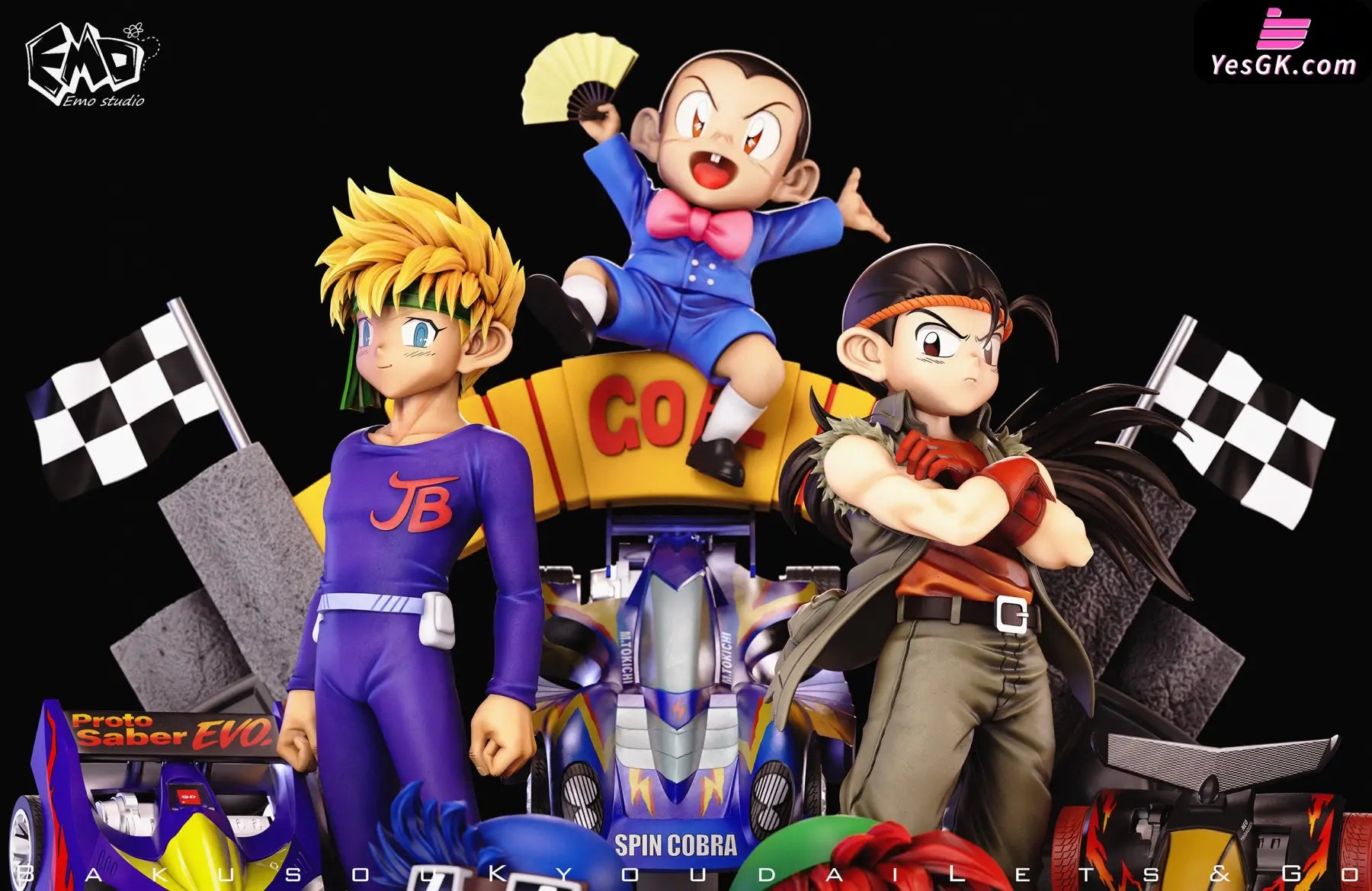 Bakusou Kyoudai Let's & Go!! Takaba Ryo Resin Statue - EMO Studio