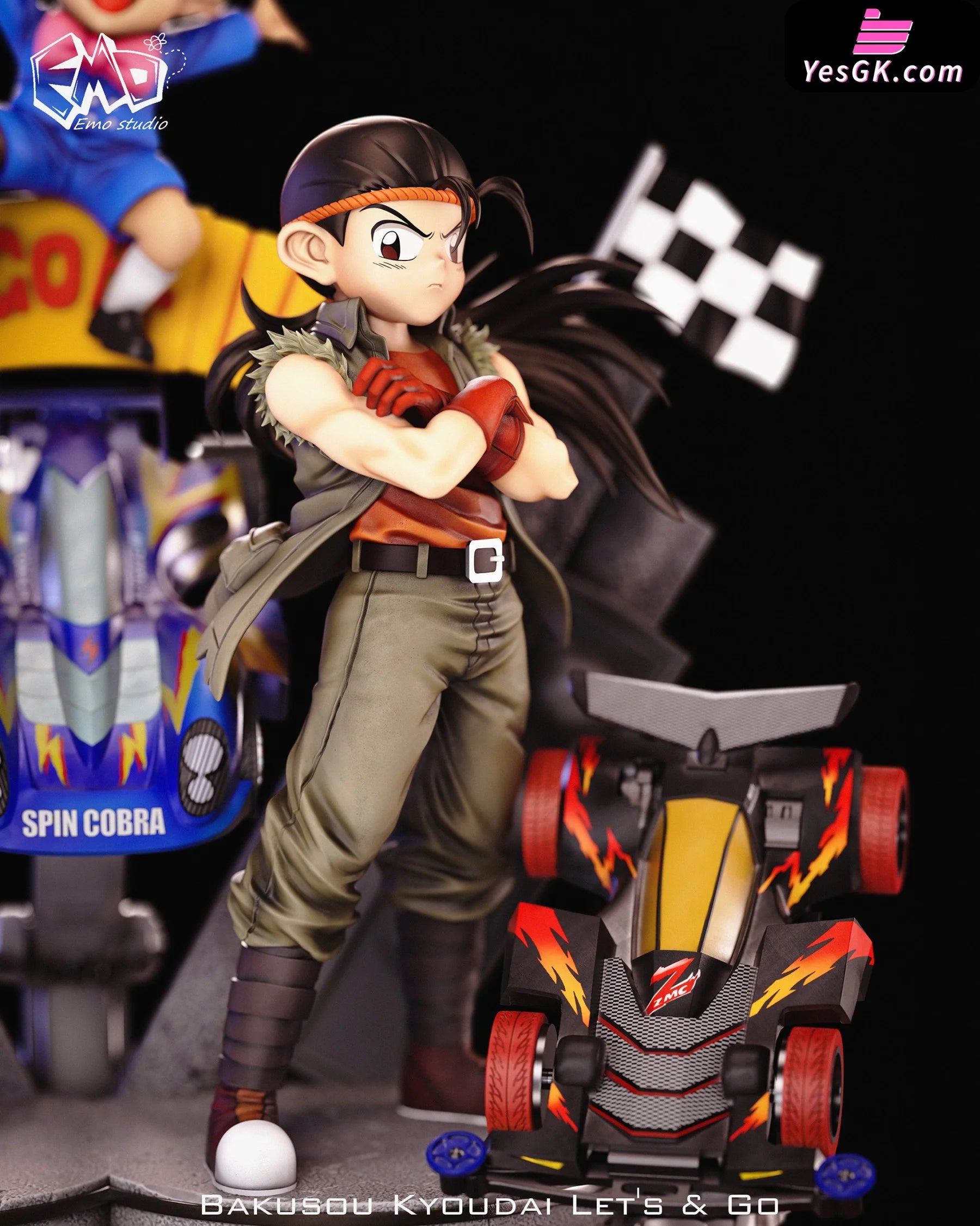 Bakusou Kyoudai Let's & Go!! Takaba Ryo Resin Statue - EMO