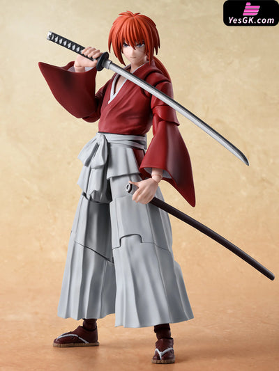 Bandai Souls Shf Rurouni Kenshin Meiji Swordsman Romance Tan Himura Movable Statue - Bandai [Pre -