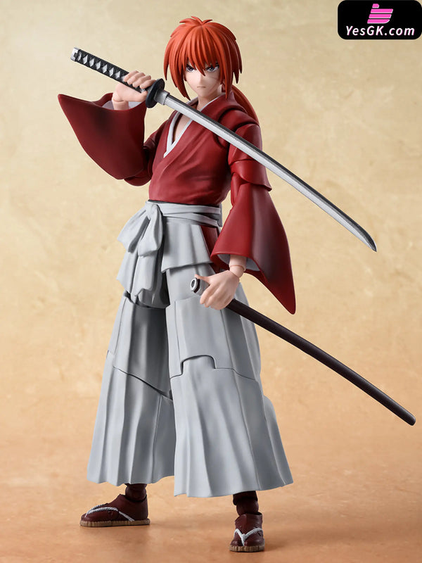 Bandai Souls Shf Rurouni Kenshin Meiji Swordsman Romance Tan Himura Movable Statue - Bandai [Pre -