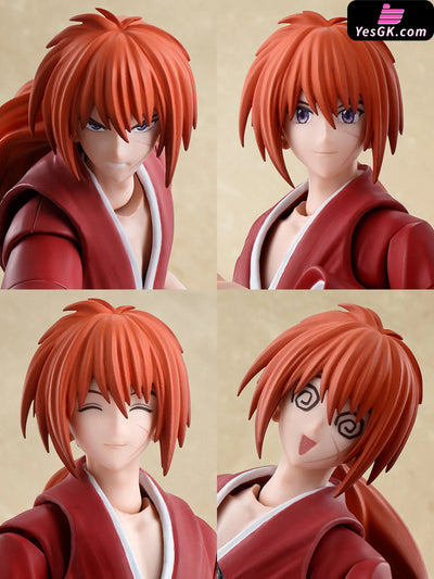Bandai Souls Shf Rurouni Kenshin Meiji Swordsman Romance Tan Himura Movable Statue - Bandai [Pre -