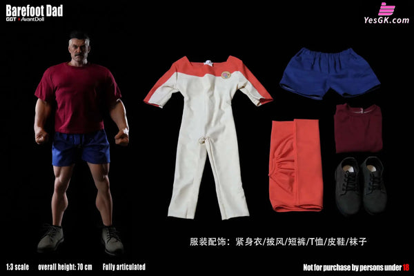 Barefoot Dad OmniMan Statue - GGT Studio x AvantDoll Studio - Others