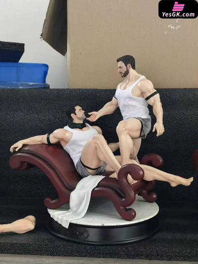 Bat-man & Captain-America 1/6 GK Statue - AK-HAOE Studio [In-Stock] - Full Payment - Others