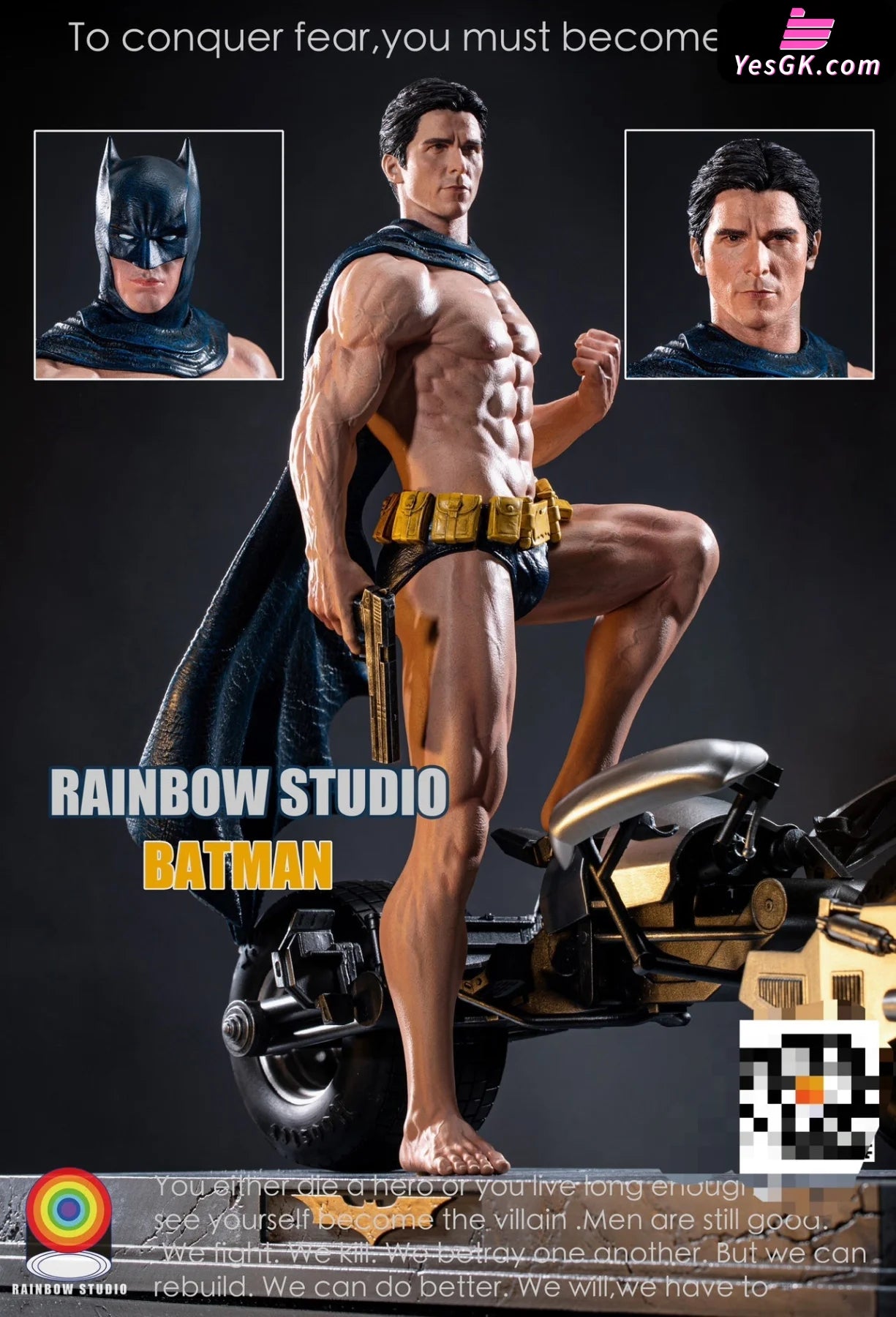 Batman Christine Bale Statue - Rainbow Studio [Pre-Order]