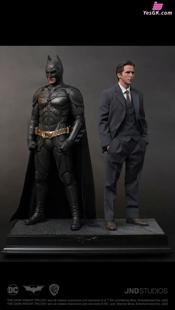 Batman The Dark Knight BATMAN & Bruce Wayne 1/3 Licensed Statue - JND Studio [In-Stock] - Full Payment / Dual Version