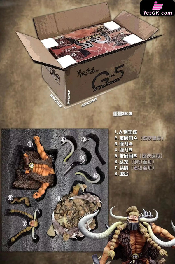 Beast Pirates Jack Resin Statue - G5 Studio [In Stock] Full Payment One Piece