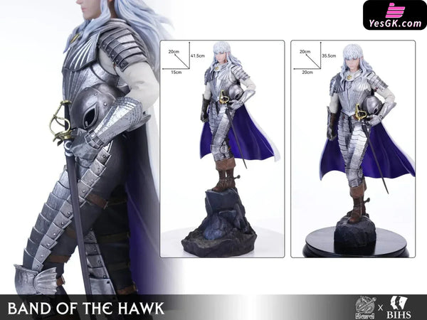 Berserk Band of the Hawk Series #1 Griffith GK Statue - Bard Studio & Bihs Studio [Pre-Order] Berserk
