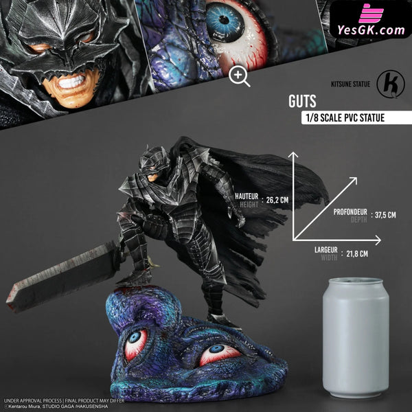 Berserk Guts Berserker Armor 1/8 Scale Figure - Kitsune Statue Studio [In-Stock] - Full Payment - Berserk