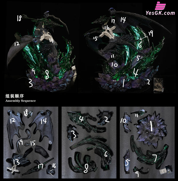 BL-EA-CH Black Wing Ulquiorra Second Stage Blade Form 2.0 GK Statue - CHENG Studio [In-Stock] BL-EA-CH