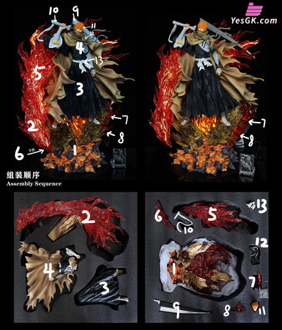 BL-EA-CH Soul Society arc Ichigo Kurosaki GK Statue - CHENG Studio [In-Stock] BL-EA-CH