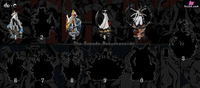 BL-EA-CH Ten Blades Return to Blade Series Part 4 Tier Harribel 1/6 GK Statue - HXHENG Studio x CHENG Studio