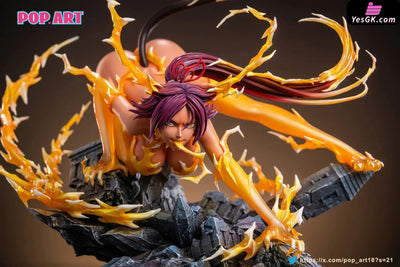 BL-EA-CH:Thousand-Year Blood War Arc Black Cat Yoruichi GK Statue - POP.ART Studio [In-Stock] Full Payment BL-EA-CH