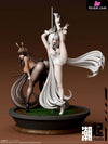 Black And White Rabbit Statue - Chao Qi Studio [Pre-Order] Deposit / Regular Version Blanc + Noir