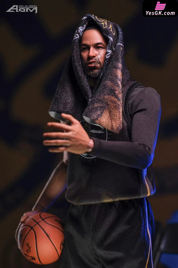 Nba 1/6 Black Arm Wardell Stephen Curry Golden Rose Statue - Aom Toys Studio [Pre-Order] Other
