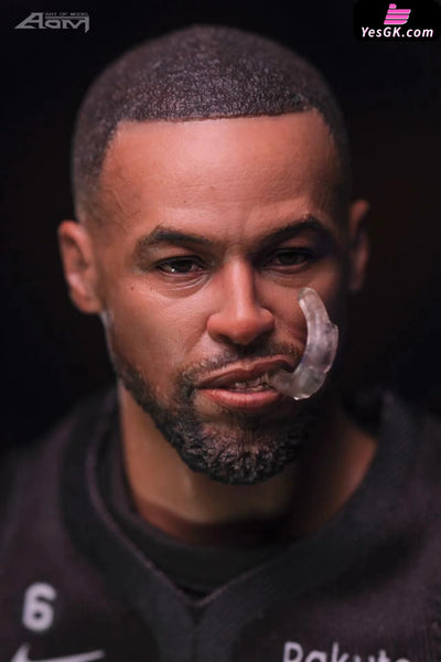 Nba 1/6 Black Arm Wardell Stephen Curry Golden Rose Statue - Aom Toys Studio [Pre-Order] Other