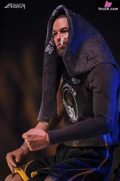 Nba 1/6 Black Arm Wardell Stephen Curry Golden Rose Statue - Aom Toys Studio [Pre-Order] Other