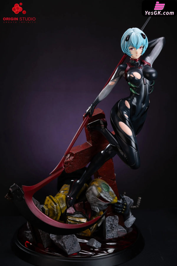 EVA Black Combat Suit Ayanami Rei GK Statue - ORIGIN Studio [Pre-Order] Deposit EVA