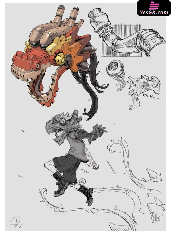 Black Horndoll 1/12 The Year Of Loong Gk Statue - D One Studio [Pre-Order] Others