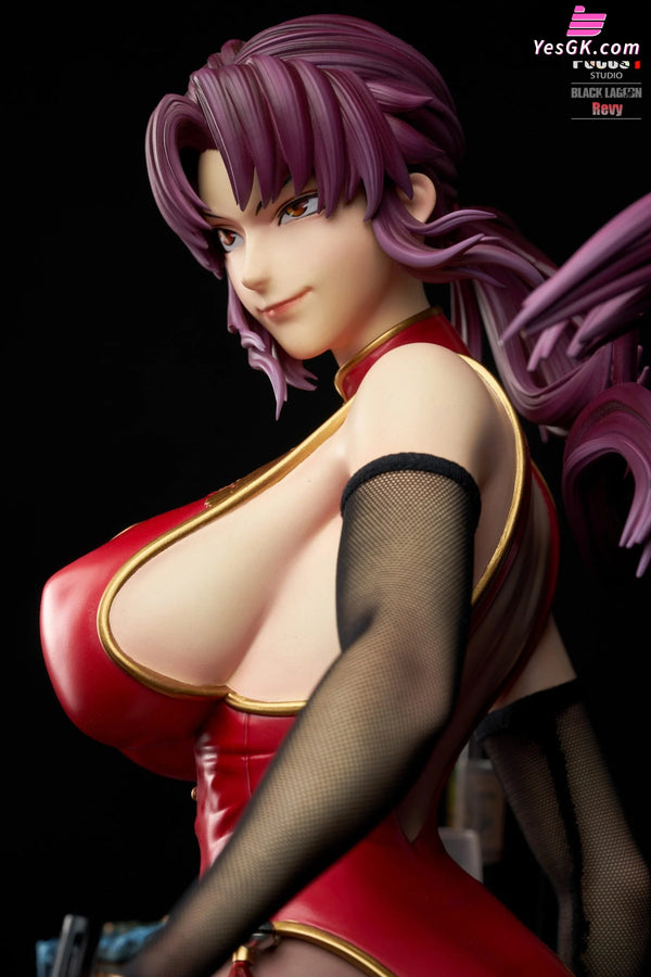 Black Lagoon Revy Statue - Focus 1 Studio [Pre - Order] Deposit / No Tattoo Cheongsam Version Others