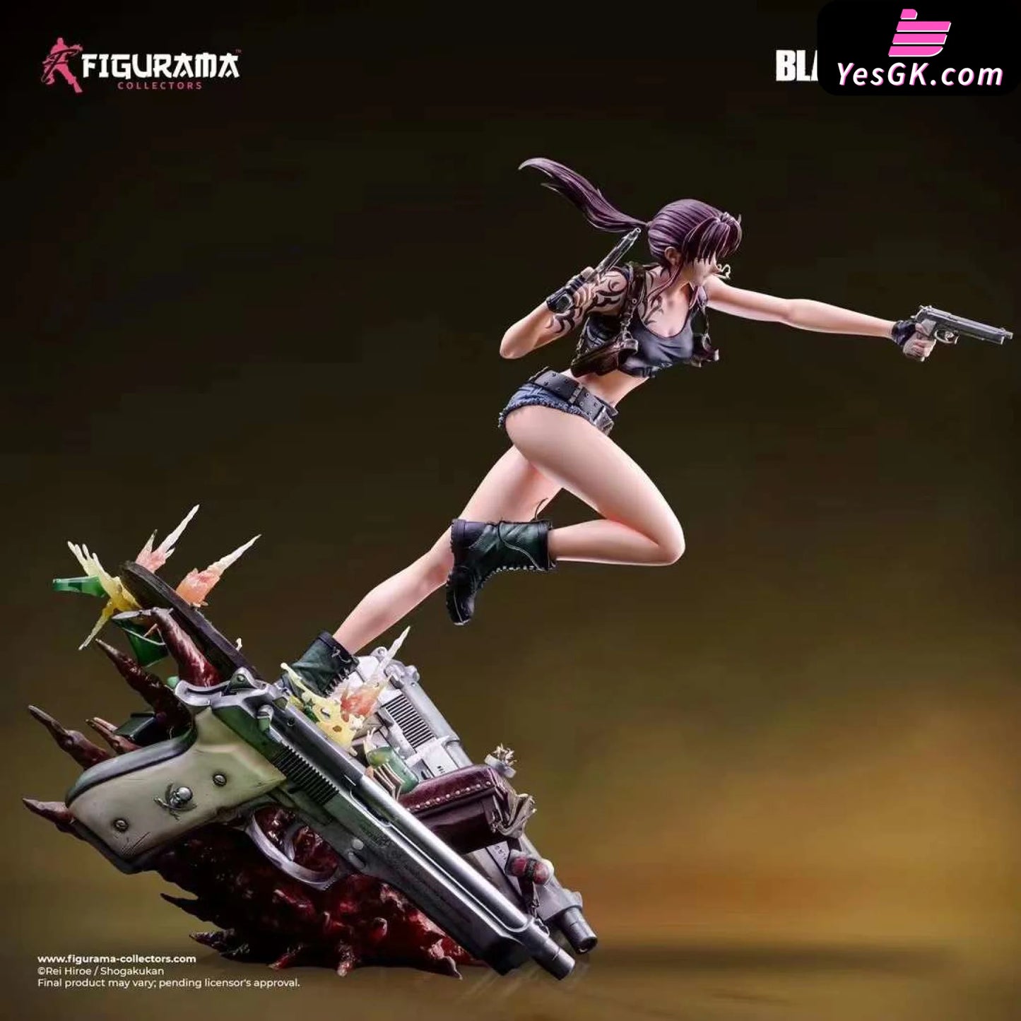 Black Lagoon Two Gunners Revy (Licensed) Resin Statue - Figurama Collectors Studio [Pre-Order] Other