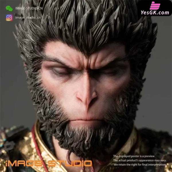Black Myth Wukong Destined One GK Statue - IMAGE Studio [Pre-Order] - Deposit / Closed Eyes Version - Chinese Style