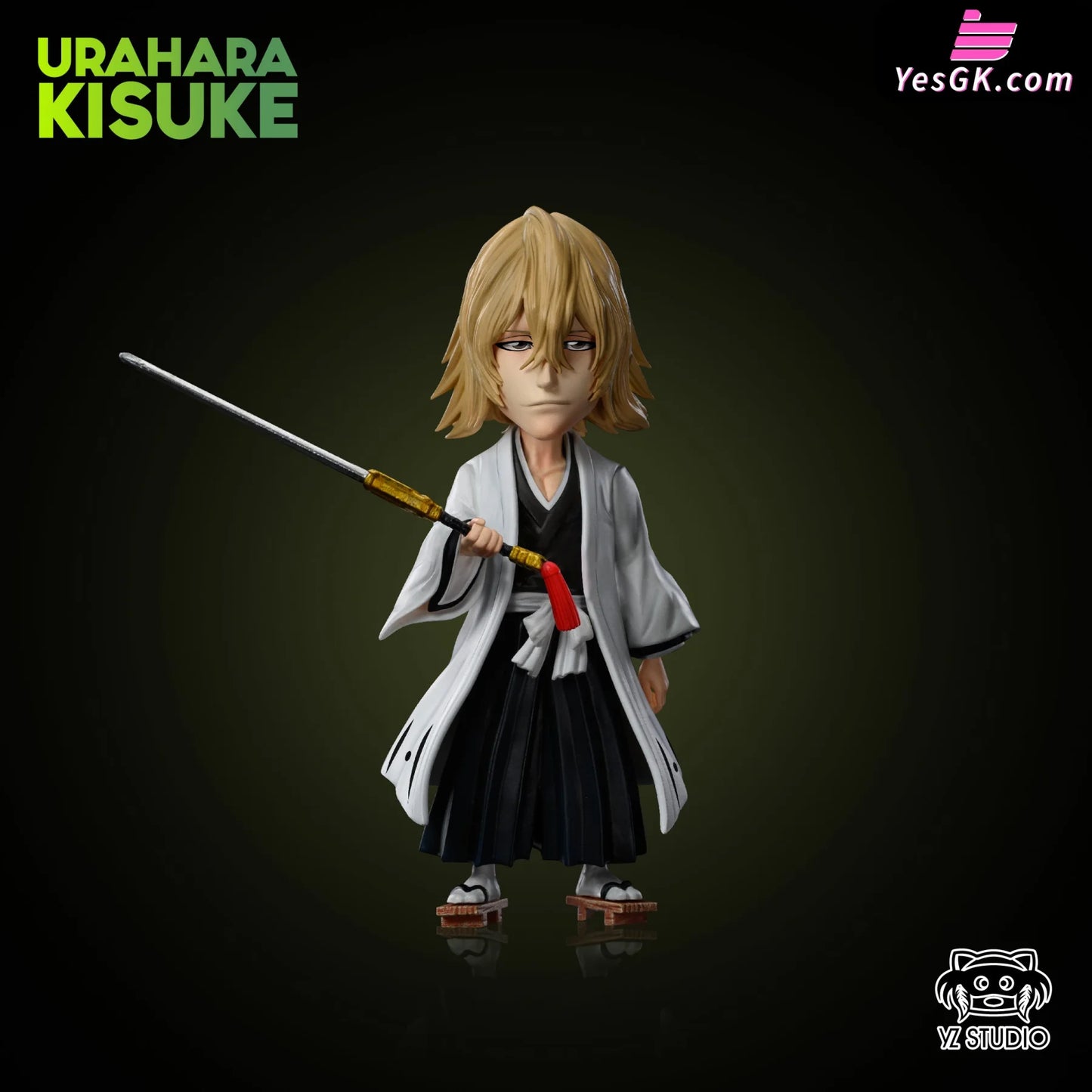 Bleach Chapter Past Part One The Initial Captain Of Team 12 Urahara Kisuke Statue - Yz Studio