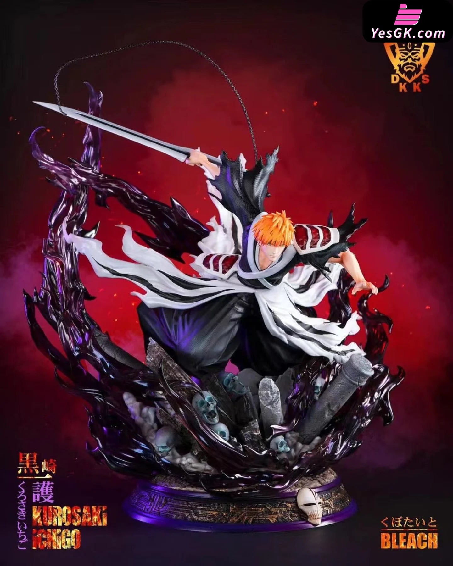 Bleach Kurosaki Ichigo Resin Statue - Dark King Studio [Pre-Order
