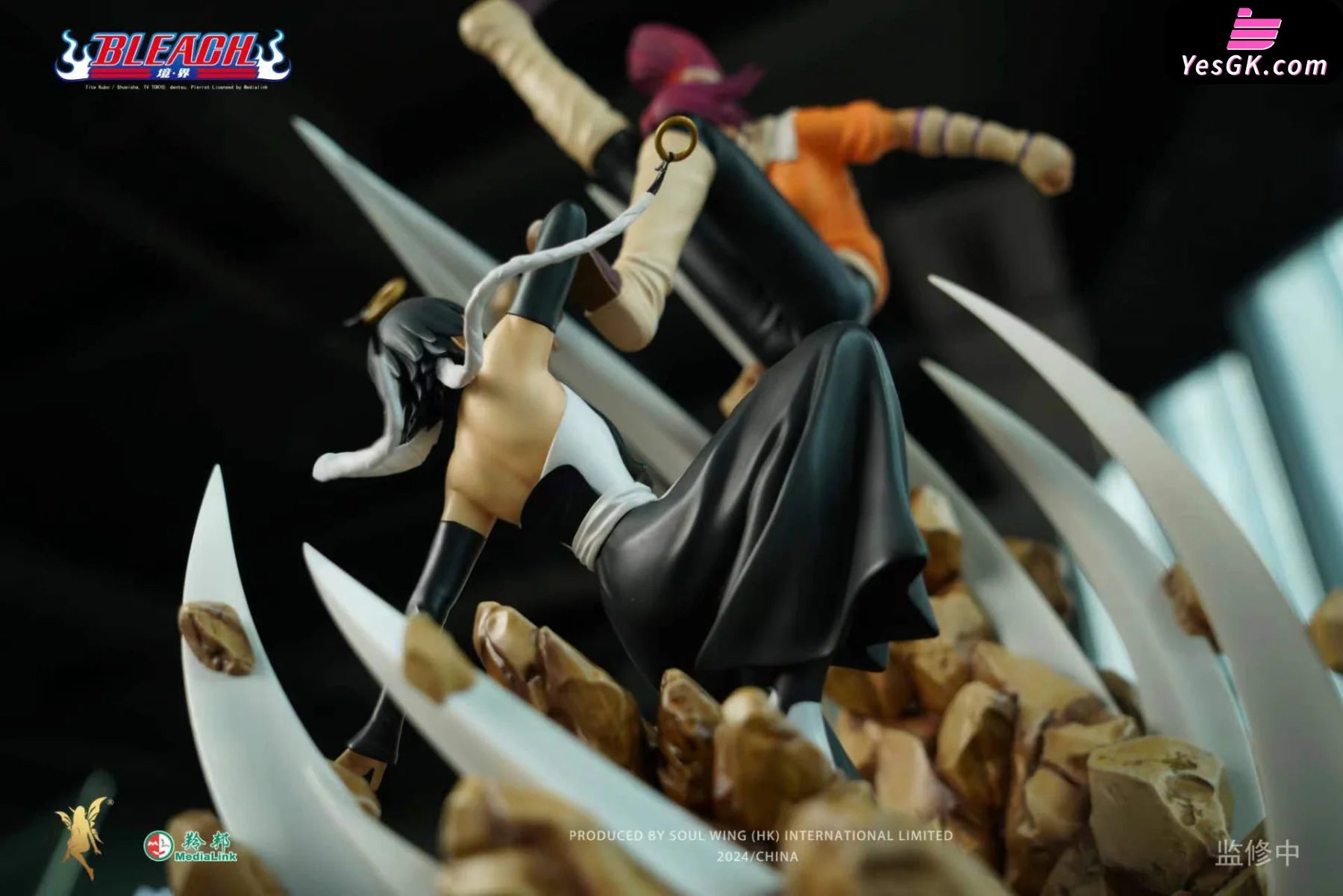 Bleach Series Of Statues Shyaorin Fon Vs Yoruichi Shihouin (Licensed) - Soul Wing Studio