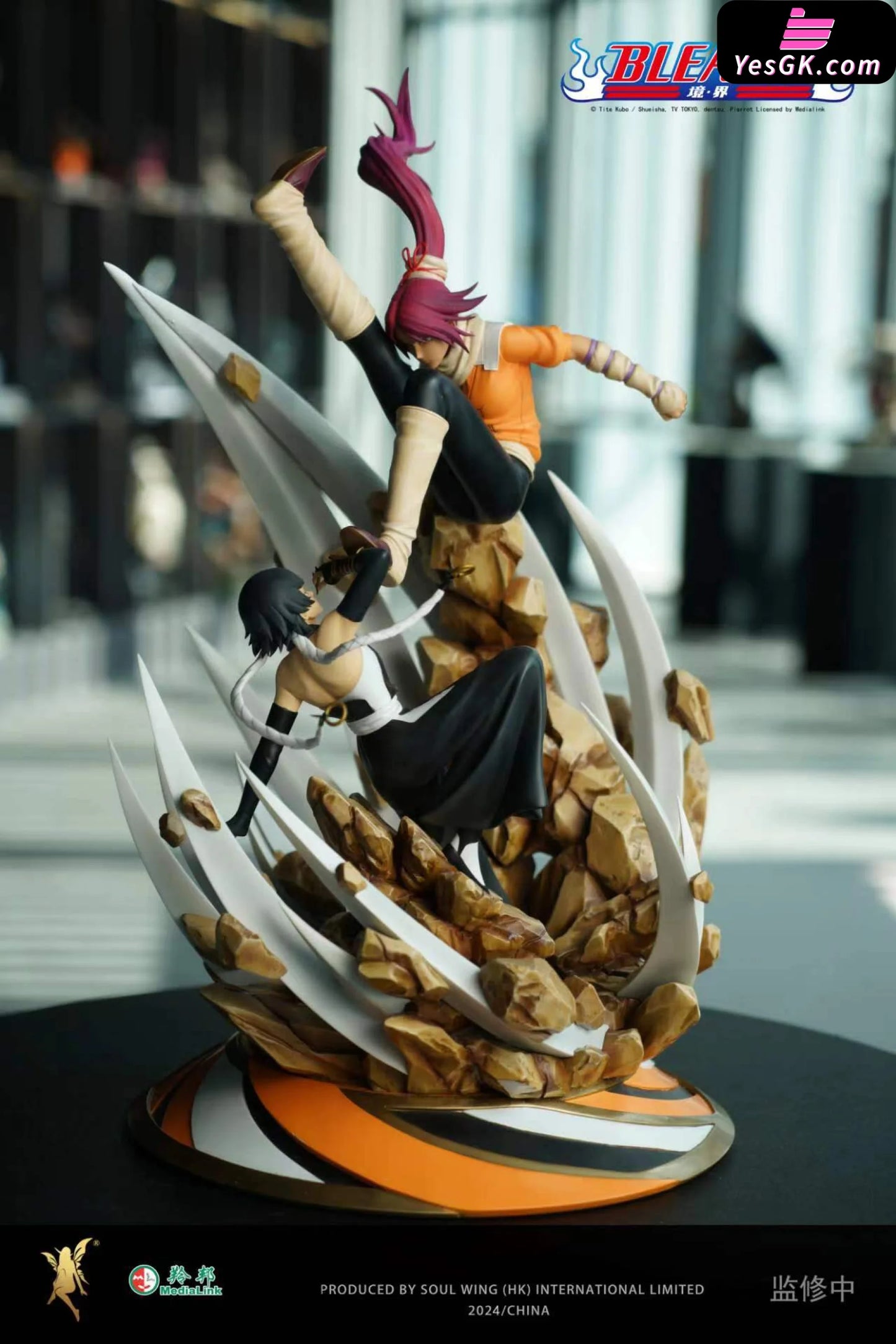 Bleach Series Of Statues Shyaorin Fon Vs Yoruichi Shihouin (Licensed) - Soul Wing Studio