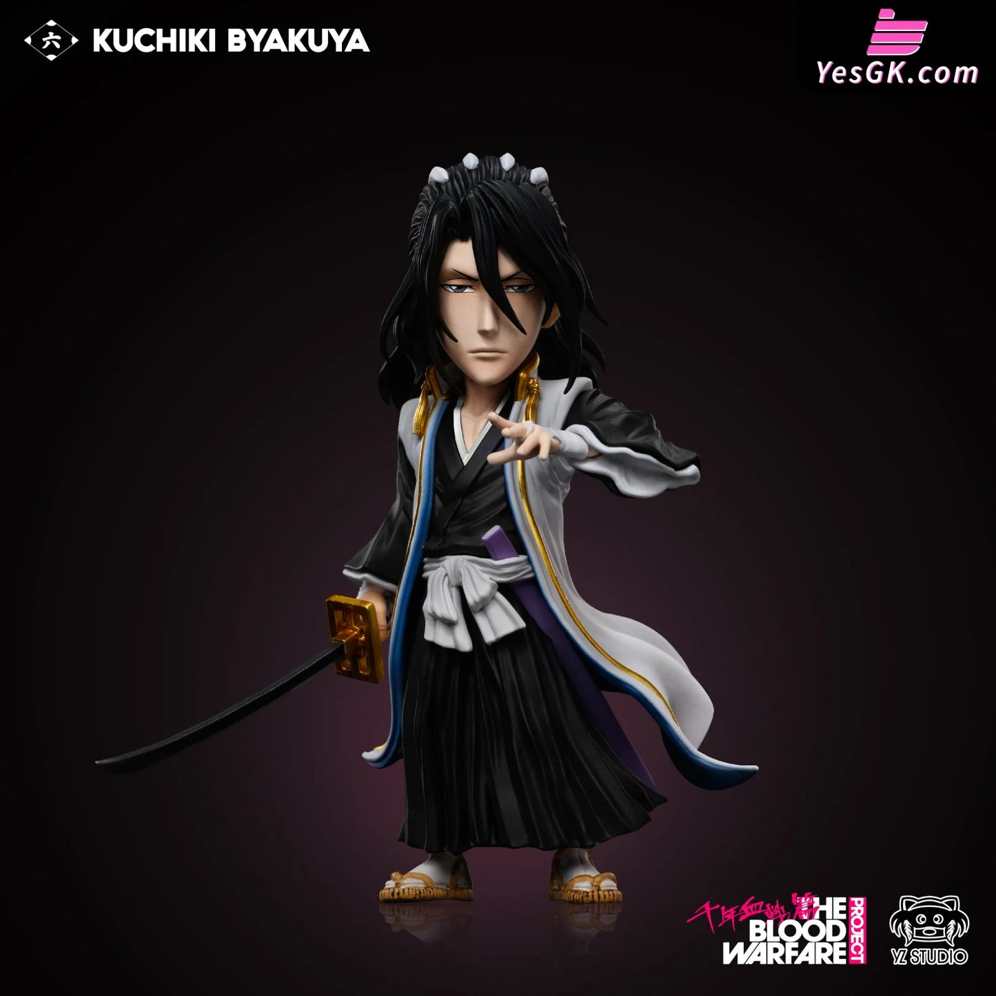 Bleach Thousand-Year Blood War #11 Kuchiki Byakuya Statue - Yz Studio [Pre-Order]