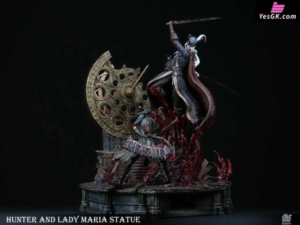 Bloodborne Famous Scene #4 Fight in the Astral Clock Tower Lady Maria VS Hunter GK Statue - Bard Studio [Pre-Order]