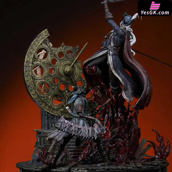 Bloodborne Famous Scene #4 Fight in the Astral Clock Tower Lady Maria VS Hunter GK Statue - Bard Studio [Pre-Order]