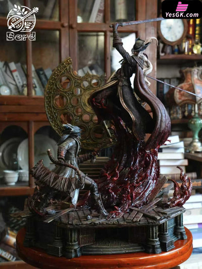 Bloodborne Famous Scene #4 Fight in the Astral Clock Tower Lady Maria VS Hunter GK Statue - Bard Studio [Pre-Order]
