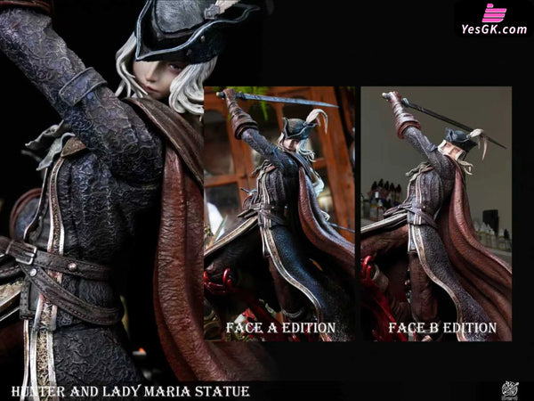 Bloodborne Famous Scene #4 Fight in the Astral Clock Tower Lady Maria VS Hunter GK Statue - Bard Studio [Pre-Order]