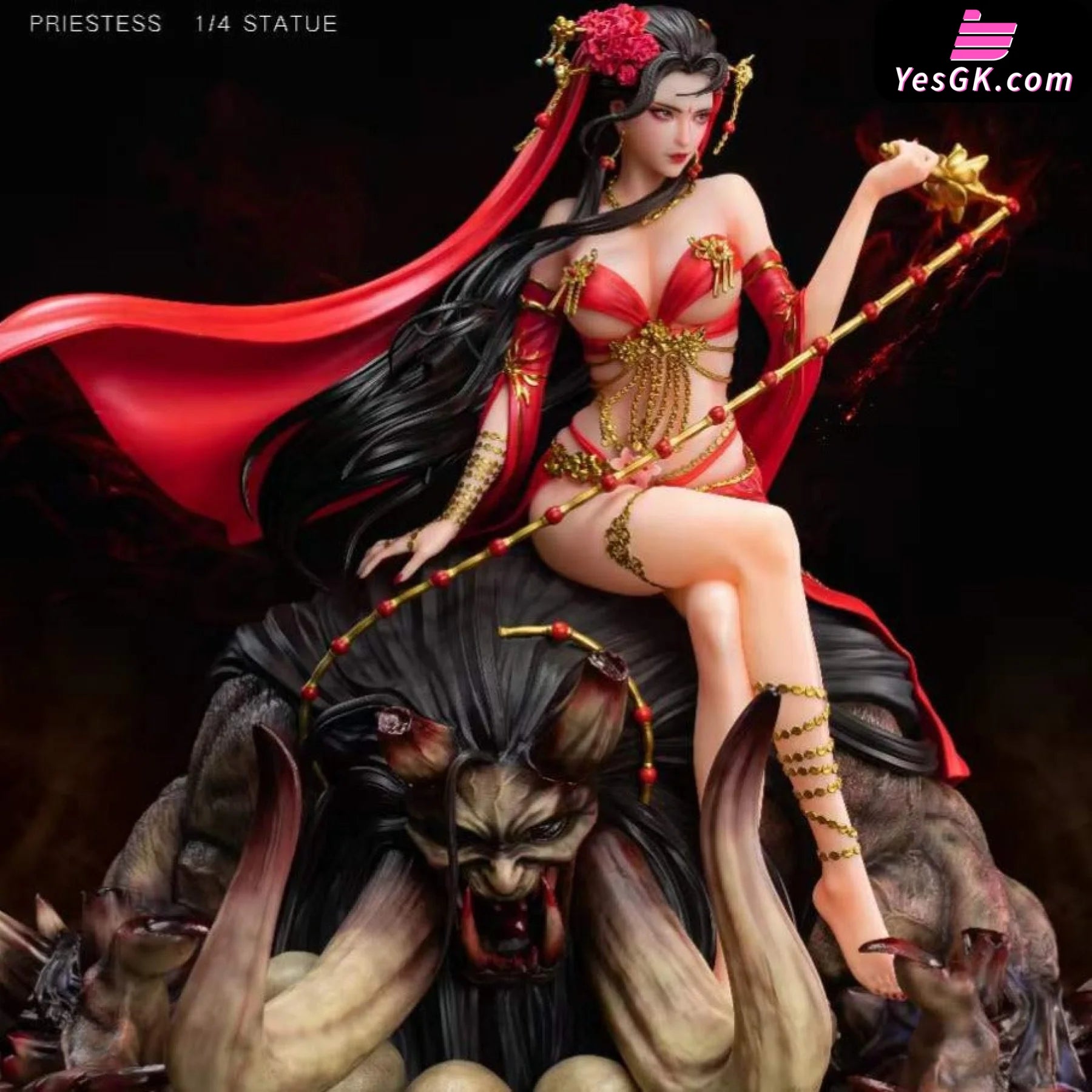 Bloody Spell Bloodthirsty Indian Priestess Statue - Hea Premium Studio [Pre-Order]