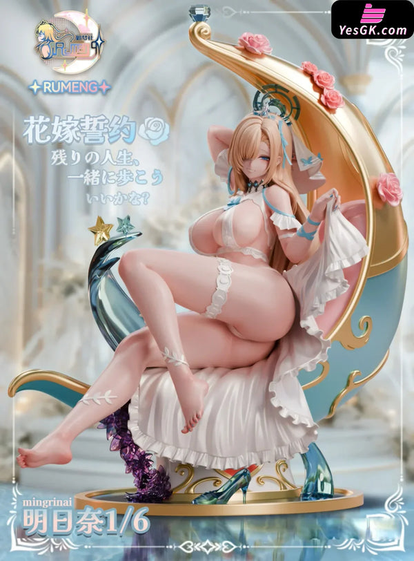 Blue Archive flower wedding Dress Ichinose Asuna 1/6 GK Statue - RUMENG Studio [Pre-Order] - Blue Archive