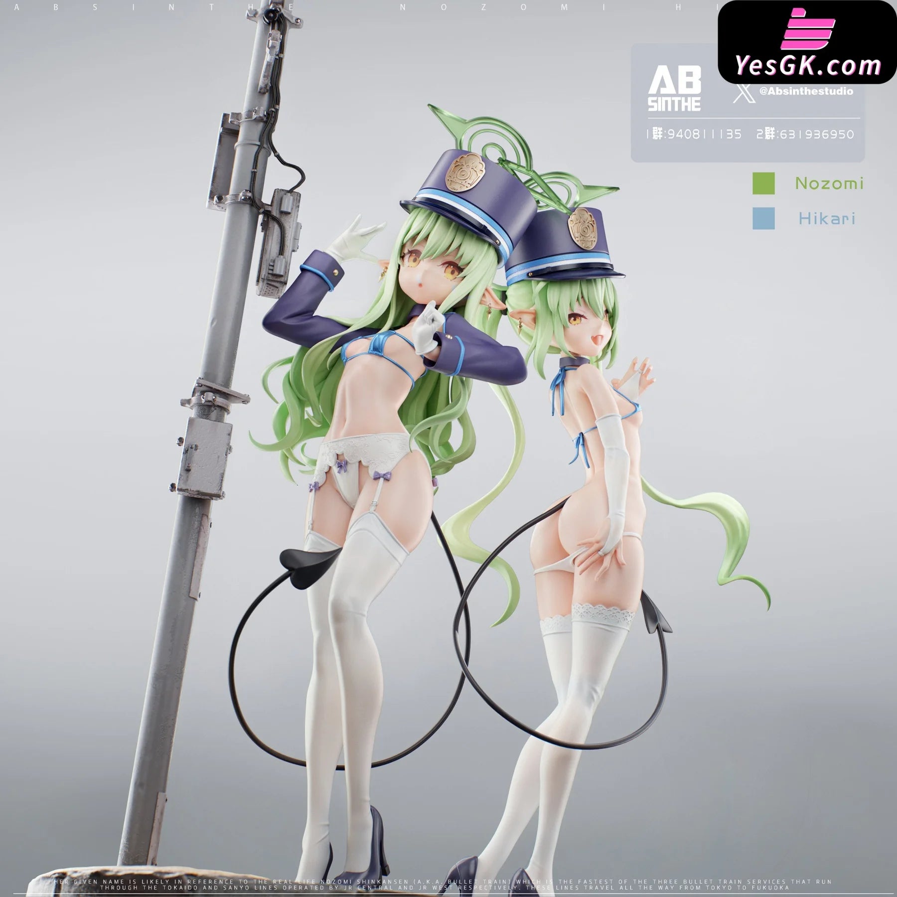 Blue Archive Hikari & Nozomi Statue - Absinthe Studio [Pre-Order]