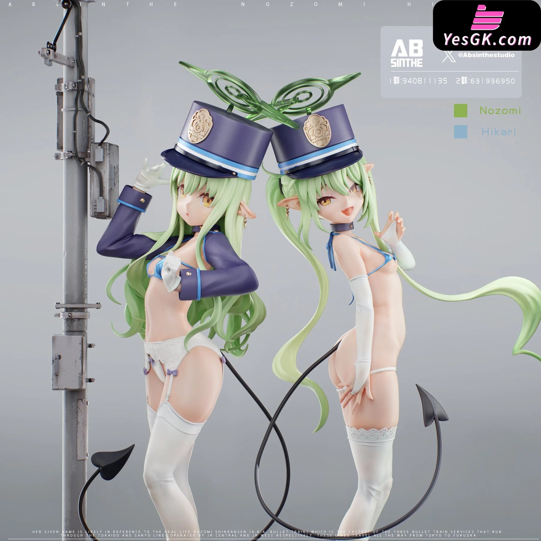 Blue Archive Hikari & Nozomi Statue - Absinthe Studio [Pre-Order]