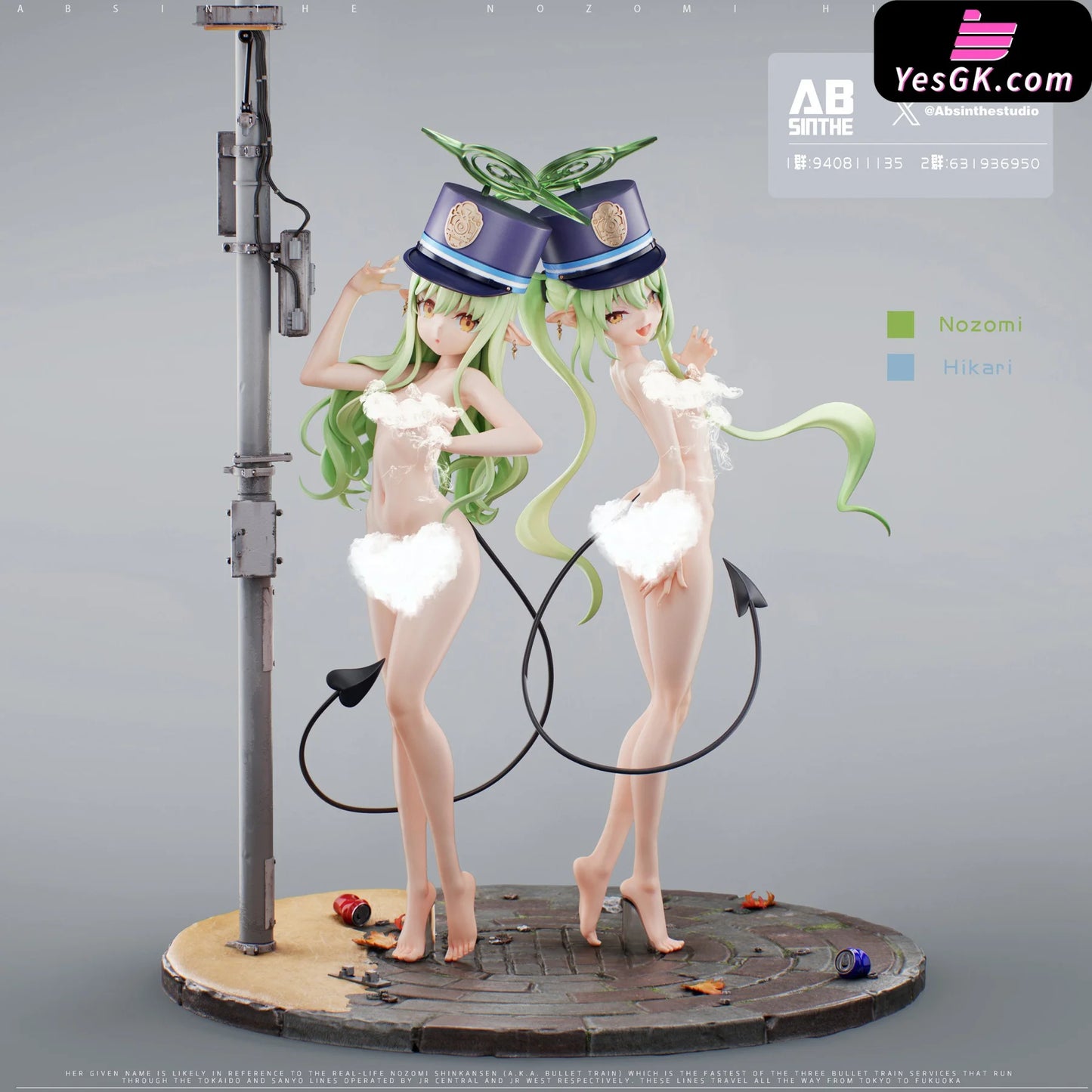 Blue Archive Hikari & Nozomi Statue - Absinthe Studio [Pre-Order] Deposit / Version S Nsfw 18 +