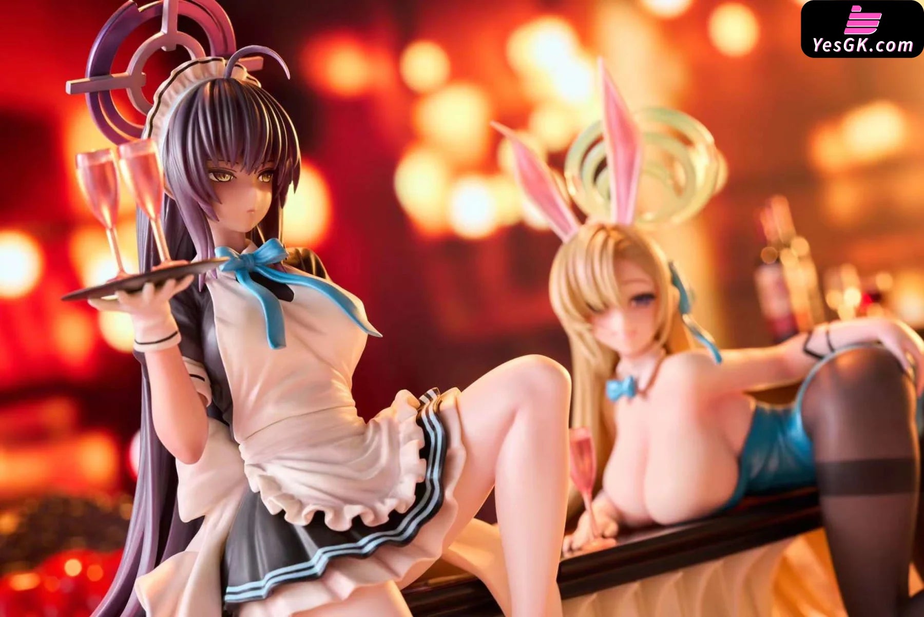 Blue Archive Maid And Bunny Statue - C&C Studio [Pre-Order]