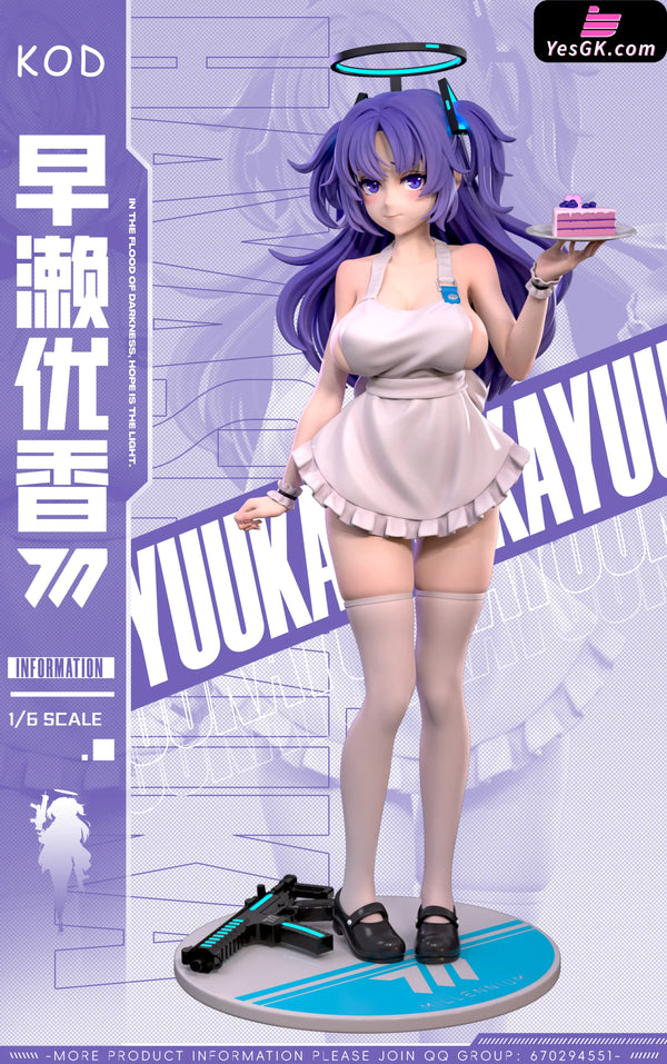 Blue Archive Maid Hayase Yuka Resin Statue - Kod Studio [Pre-Order] Deposit / 1/6 Scale Nsfw 18 +