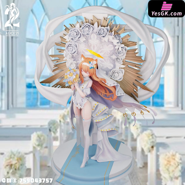 Blue Archive Pure White Vow Series 59 Morning God Covenant Iochi Mari GK Statue - Alice21 Studio [Pre-Order] Blue