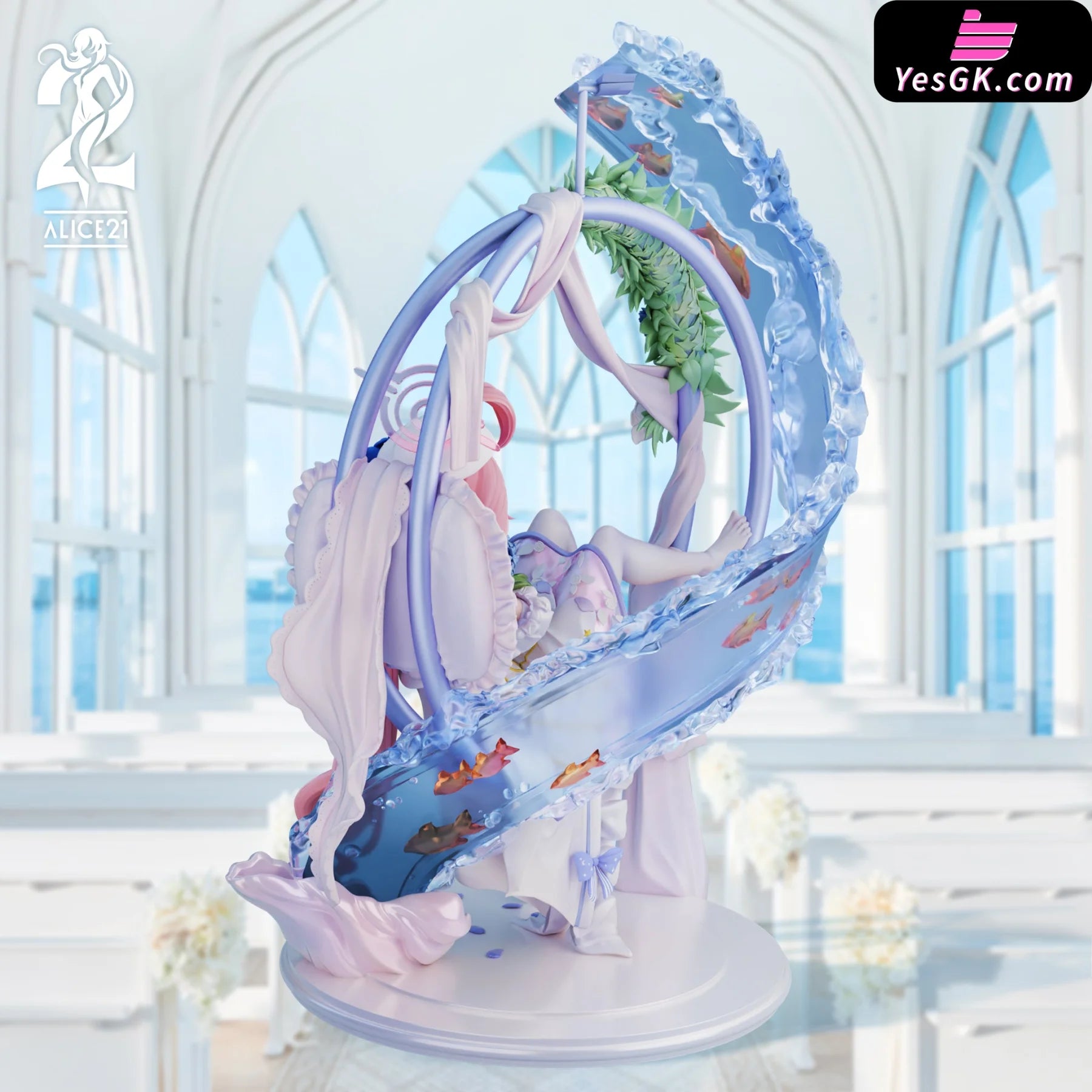 Blue Archive White Wedding Dress #2 Takanashi Hoshino GK Statue